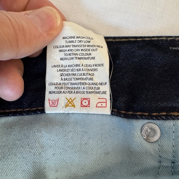 Silver Jeans Men's DECKER 925 Series Distressed Medium Wash Blue Jeans Tag: 34 - Picture 10 of 16